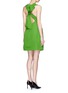 Back View - Click To Enlarge - LANVIN - Oversize bow back faille dress