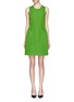 Main View - Click To Enlarge - LANVIN - Oversize bow back faille dress