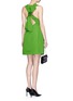 Figure View - Click To Enlarge - LANVIN - Oversize bow back faille dress