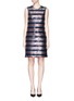 Main View - Click To Enlarge - LANVIN - Stripe sequinned jersey dress