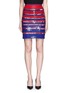 Main View - Click To Enlarge - LANVIN - Embroidered sequin paillette stripe jersey skirt