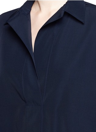 Detail View - Click To Enlarge - LANVIN - Wing collar voluminous dress