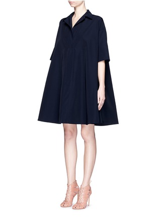 Front View - Click To Enlarge - LANVIN - Wing collar voluminous dress