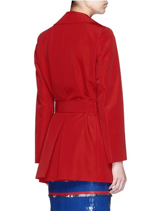 Back View - Click To Enlarge - LANVIN - Sash waist faille trench coat