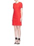 Front View - Click To Enlarge - LANVIN - Draped bow stretch linen dress