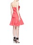 Back View - Click To Enlarge - LANVIN - Draped bow stretch organza dress