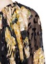 Detail View - Click To Enlarge - LANVIN - Leopard devoré floral print silk chiffon dress