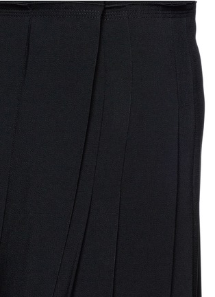 Detail View - Click To Enlarge - CHLOÉ - Pleat crepe maxi wrap skirt