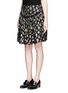 Front View - Click To Enlarge - CHLOÉ - Tassel leopard fil coupé mini skirt