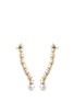 Main View - Click To Enlarge - ERICKSON BEAMON - 'Pearly Queen' faux pearl creeper earrings