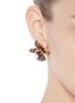 Figure View - Click To Enlarge - ERICKSON BEAMON - 'Sound Garden' oversize crystal flower earrings