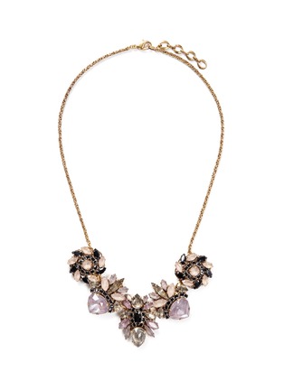 Main View - Click To Enlarge - ERICKSON BEAMON - 'Fortune Hunter' crystal cluster flower necklace