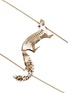 Detail View - Click To Enlarge - LANVIN - Fox charm snake chain necklace