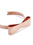 Detail View - Click To Enlarge - DELFINA DELETTREZ - 'Papillon' rose gold silver bow cuff