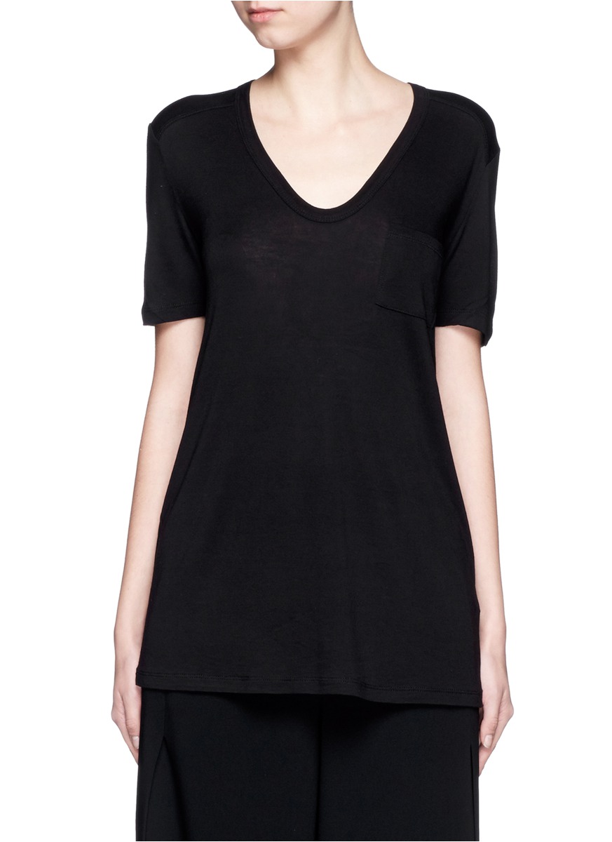 alexander wang black tshirt