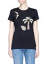 Main View - Click To Enlarge - VALENTINO GARAVANI - Palm tree and bird bonded motif T-shirt