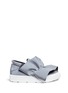Main View - Click To Enlarge - MSGM - Oversized ruffle front reflective skate slip-ons