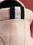 Detail View - Click To Enlarge - MSGM - Ruffle vamp leather skate slip-ons