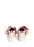 Back View - Click To Enlarge - MSGM - Ruffle vamp leather skate slip-ons