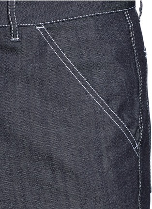 Detail View - Click To Enlarge - COMME DES GARÇONS SHIRT - Indigo denim worker pants