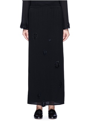 Main View - Click To Enlarge - THE ROW - 'Sage' bead embellished silk maxi skirt