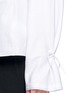 Detail View - Click To Enlarge - THE ROW - 'Galo' drawstring cuff cotton top