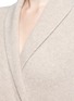 Detail View - Click To Enlarge - THE ROW - 'Fontaine' mock wrap cashmere blend top