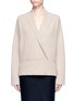 Main View - Click To Enlarge - THE ROW - 'Fontaine' mock wrap cashmere blend top