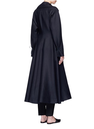Back View - Click To Enlarge - THE ROW - 'Laug' flare wool blend coat
