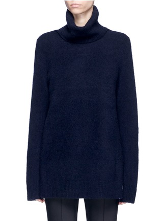 Main View - Click To Enlarge - THE ROW - 'Harlow' cashmere-silk blend turtleneck sweater
