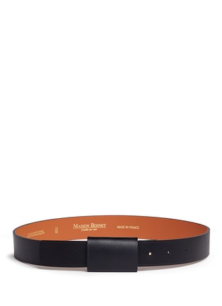 Main View - Click To Enlarge - MAISON BOINET - Buckle-less leather belt