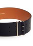 Detail View - Click To Enlarge - MAISON BOINET - Leather wide belt