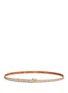 Main View - Click To Enlarge - MAISON BOINET - Glitter leather skinny belt