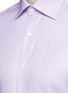 Detail View - Click To Enlarge - CANALI - Slim fit micro check cotton shirt