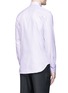 Back View - Click To Enlarge - CANALI - Slim fit micro check cotton shirt