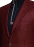 Detail View - Click To Enlarge - CANALI - 'Kei' wool blend herringbone soft blazer