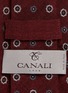 Detail View - Click To Enlarge - CANALI - Floral cathedral print wool tie