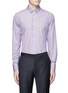 Main View - Click To Enlarge - CANALI - Slim fit stripe cotton shirt