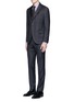 Figure View - Click To Enlarge - CANALI - Slim fit stripe cotton shirt