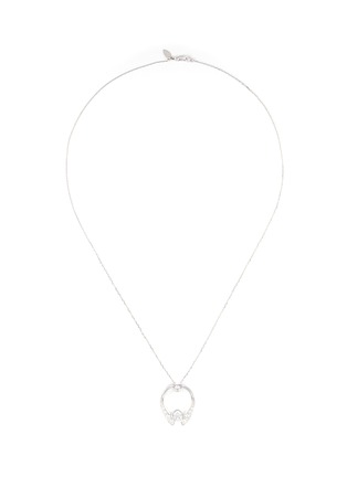 Main View - Click To Enlarge - LAZARE KAPLAN - Diamond 18k white gold pendant necklace