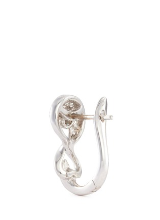 Detail View - Click To Enlarge - LAZARE KAPLAN - Diamond 18k white gold earrings