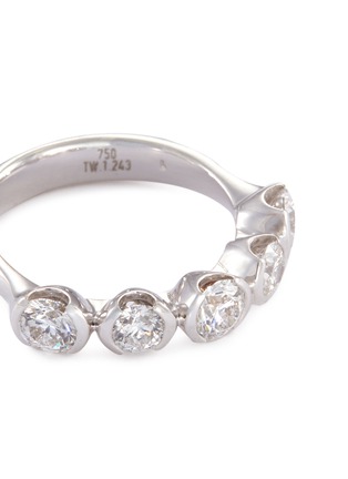 Detail View - Click To Enlarge - LAZARE KAPLAN - 'The Sierra' diamond 18k white gold ring