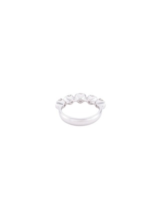 Figure View - Click To Enlarge - LAZARE KAPLAN - 'The Sierra' diamond 18k white gold ring