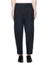 Main View - Click To Enlarge - HAIDER ACKERMANN - High waist pleat front cropped linen pants