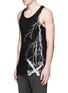 Front View - Click To Enlarge - HAIDER ACKERMANN - Lightning print tank top