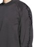 Detail View - Click To Enlarge - HAIDER ACKERMANN - Thorn embroidery sleeve sweatshirt