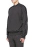 Front View - Click To Enlarge - HAIDER ACKERMANN - Thorn embroidery sleeve sweatshirt