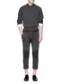 Figure View - Click To Enlarge - HAIDER ACKERMANN - Thorn embroidery sleeve sweatshirt