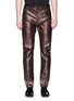Main View - Click To Enlarge - HAIDER ACKERMANN - Glitter leather pants