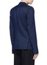 Back View - Click To Enlarge - HAIDER ACKERMANN - Pin stripe embroidery blazer